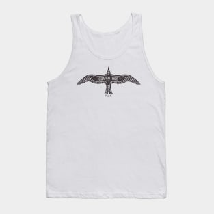 Cape Hatteras, NC Summertime Vacationing Bird Flight Tank Top